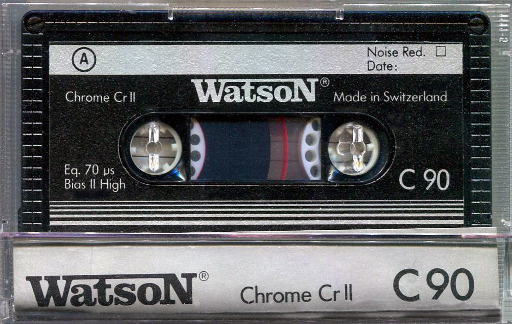 Compact Cassette Watson 90 Type II Chrome 1982 Europe