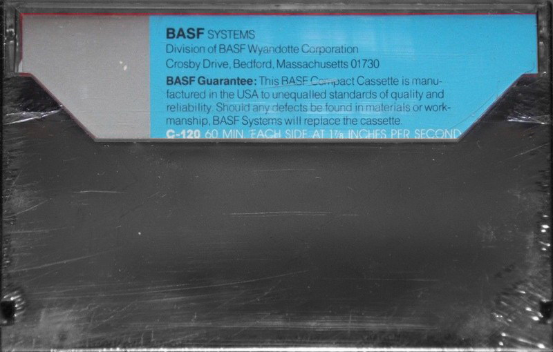 Compact Cassette BASF SK 120 Type I Normal 1973 USA