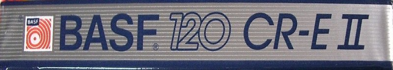 Compact Cassette BASF Chromdioxid Extra II 120 "CR-E II" Type II Chrome 1985 Europe