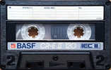 Compact Cassette BASF Chromdioxid Extra II 120 "CR-E II" Type II Chrome 1985 Europe