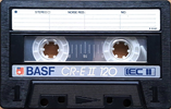 Compact Cassette BASF Chromdioxid Extra II 120 "CR-E II" Type II Chrome 1985 Europe