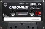 Compact Cassette Philips Chromium 60 Type II Chrome 1978 Europe