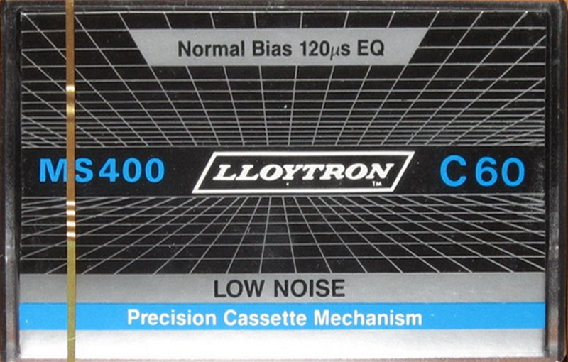 Compact Cassette Lloytron 60 "MS 400" Type I Normal Hong Kong