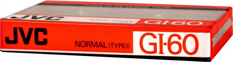 Compact Cassette JVC GI 60 "Dynarec" Type I Normal 1988 North America