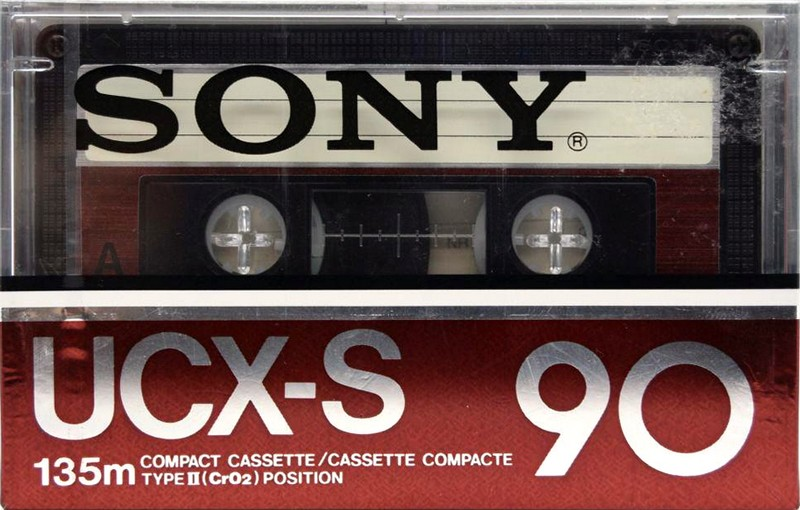Compact Cassette Sony UCX-S 90 Type II Chrome 1982 North America