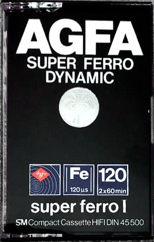 Compact Cassette AGFA Super Ferro Dynamic 120 Type I Normal 1979 Europe