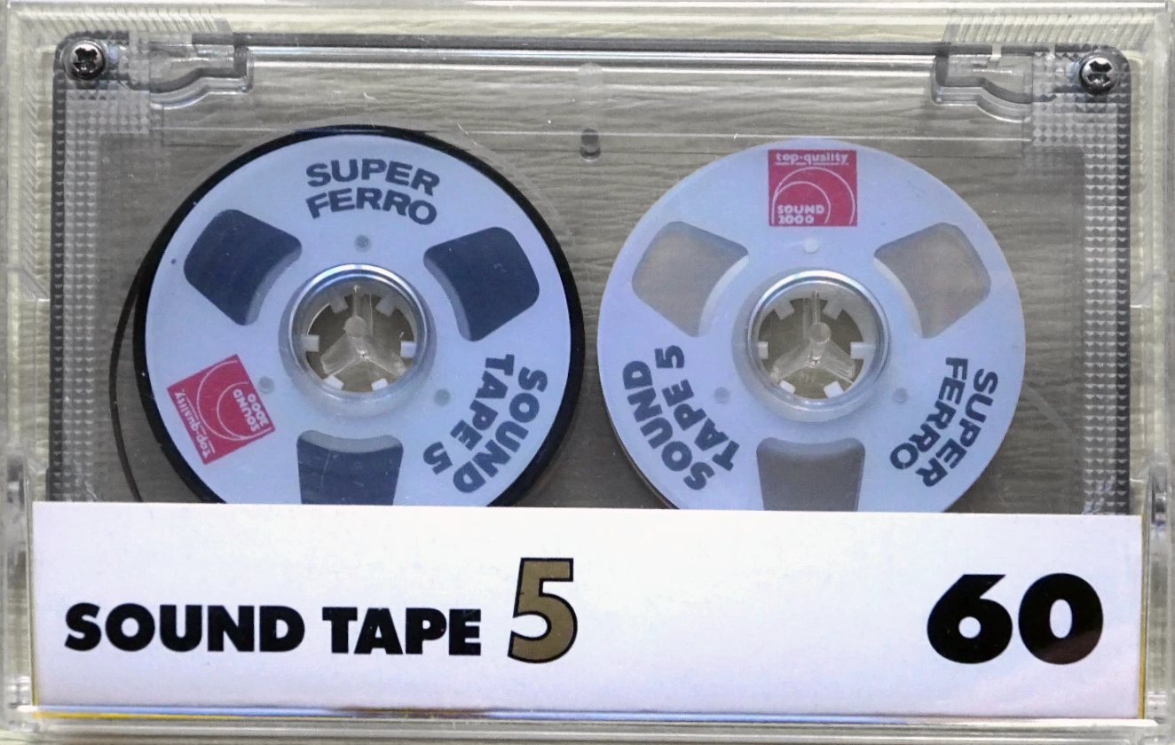 Compact Cassette Sound 2000 Sound Tape 5 60 Type I Normal 1984 Germany