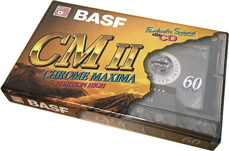 Compact Cassette BASF CM II Chrome Maxima 60 Type II Chrome 1995 Europe