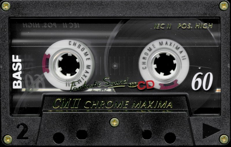 Compact Cassette BASF CM II Chrome Maxima 60 Type II Chrome 1995 Europe