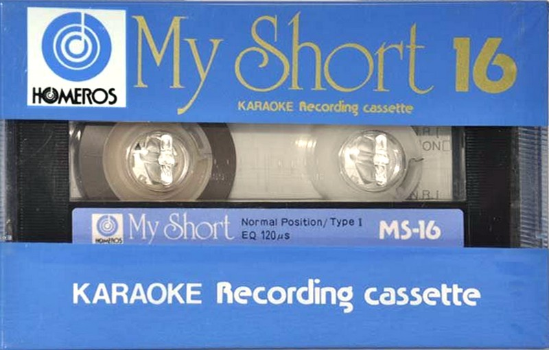 Compact Cassette Homeros My Short 16 "Karaoke Recording cassette" Type I Normal 1985 Japan