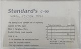 Compact Cassette Standards 90 Type I Normal China