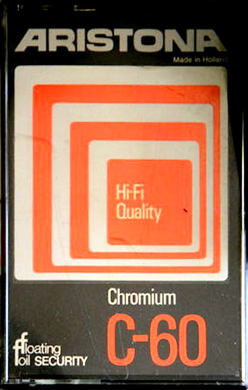 Compact Cassette Aristona Chromium 60 Type II Chrome 1975 Europe