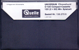 Compact Cassette Universum 120 Type II Chrome 1977 Europe