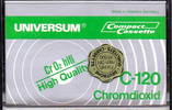 Compact Cassette Universum 120 Type II Chrome 1977 Europe