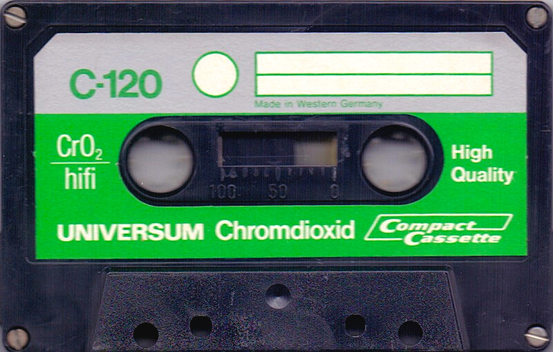 Compact Cassette Universum 120 Type II Chrome 1977 Europe