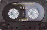 Compact Cassette Maxell XLII 90 Type II Chrome 1986 USA