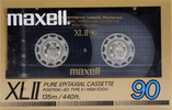 Compact Cassette Maxell XLII 90 Type II Chrome 1986 USA