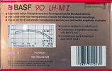 Compact Cassette BASF LH Maxima I 90 "LH-M I" Type I Normal 1985 North America