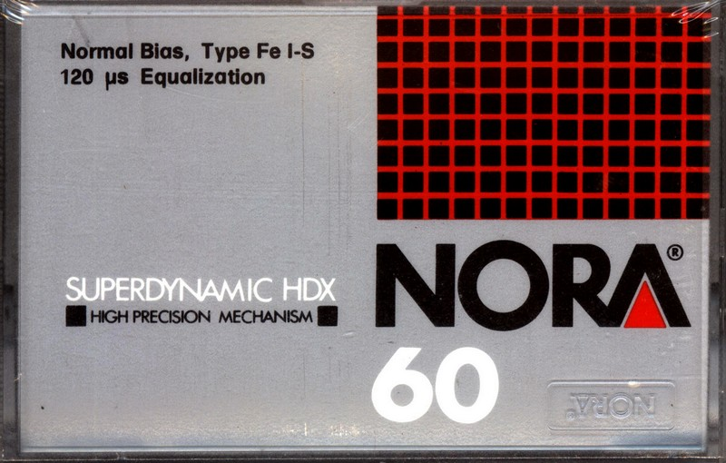 Compact Cassette Nora 60 Type I Normal 1989 Turkey