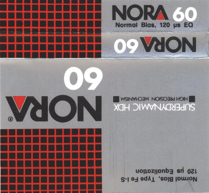 Compact Cassette Nora 60 Type I Normal 1989 Turkey