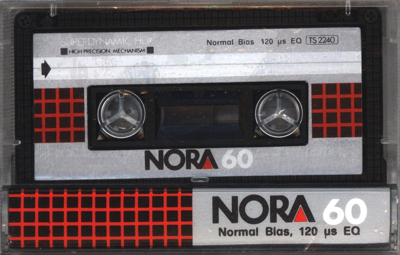 Compact Cassette Nora 60 Type I Normal 1989 Turkey