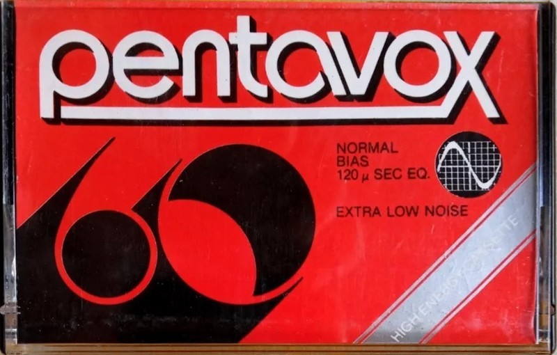 Compact Cassette Pentavox 60 Type I Normal Brazil
