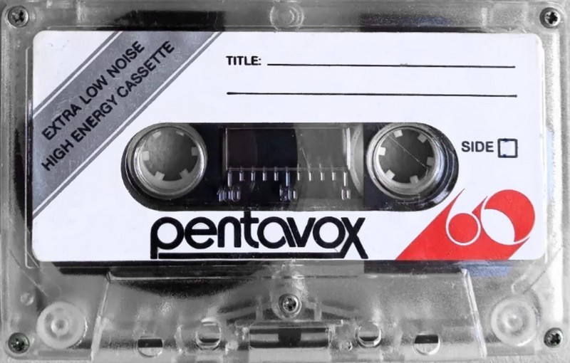 Compact Cassette Pentavox 60 Type I Normal Brazil