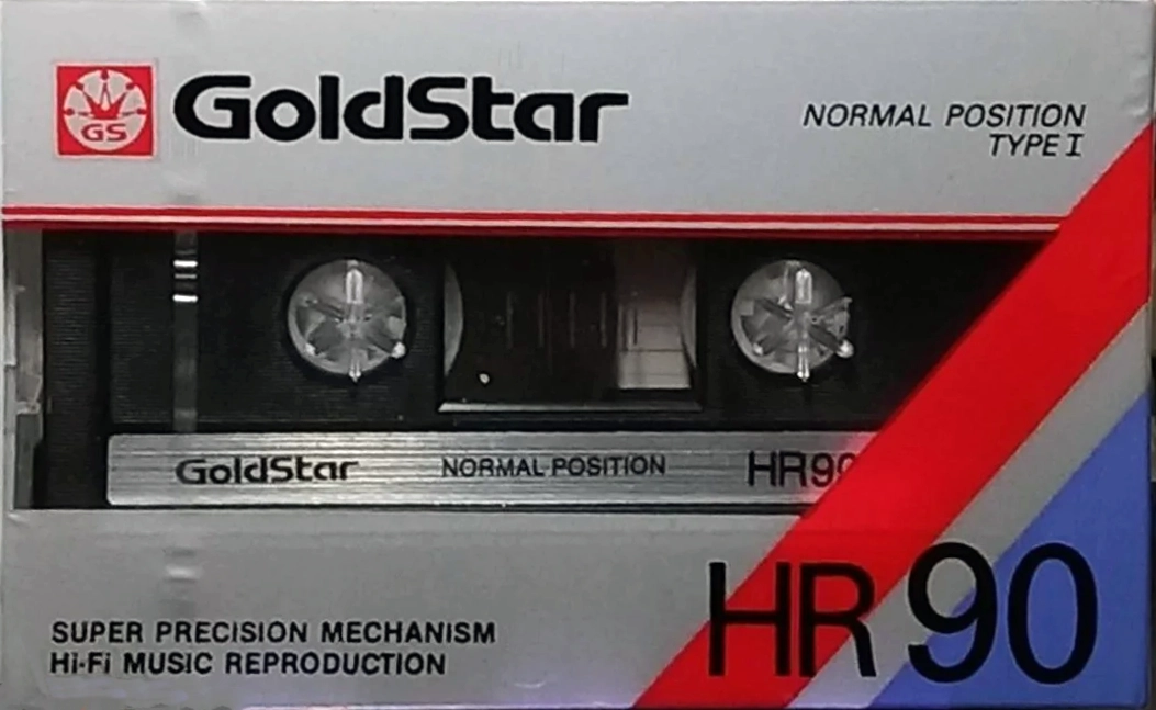Compact Cassette Goldstar HR 90 Type I Normal 1987 USA
