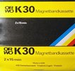 Compact Cassette ORWO 30 Type I Normal 1985 East Germany