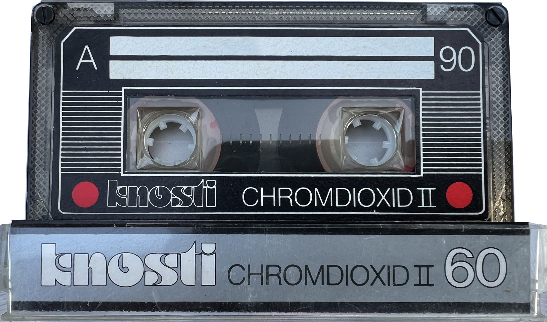 Compact Cassette Knosti 60 Type II Chrome Germany
