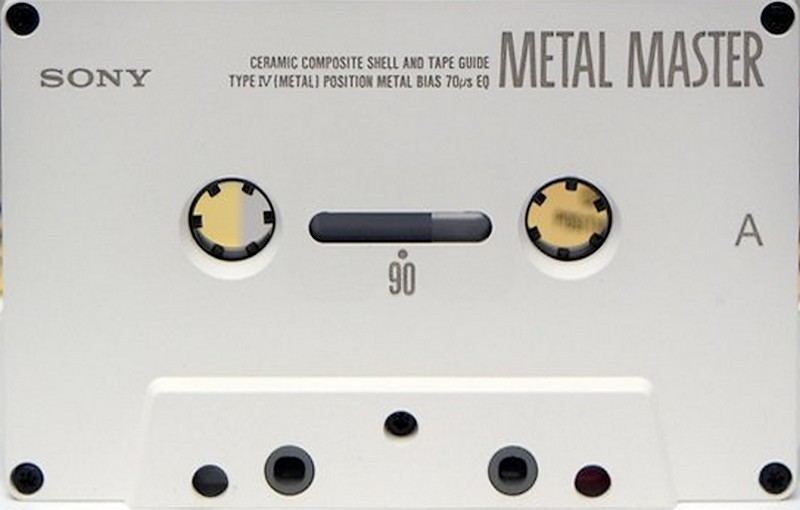 Compact Cassette Sony Metal Master 90 Type IV Metal 1990 Europe