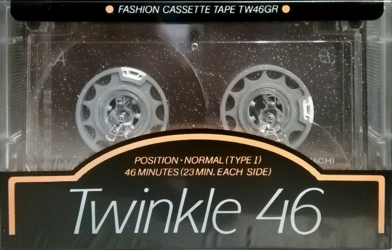 Compact Cassette Hitachi Twinkle 46 "TW46GR" Type I Normal 1985 Japan