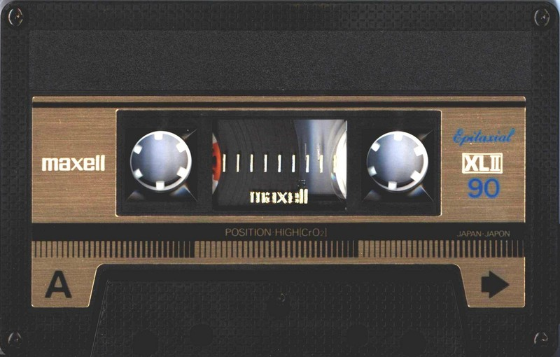 Compact Cassette Maxell XLII 90 Type II Chrome 1985 North America