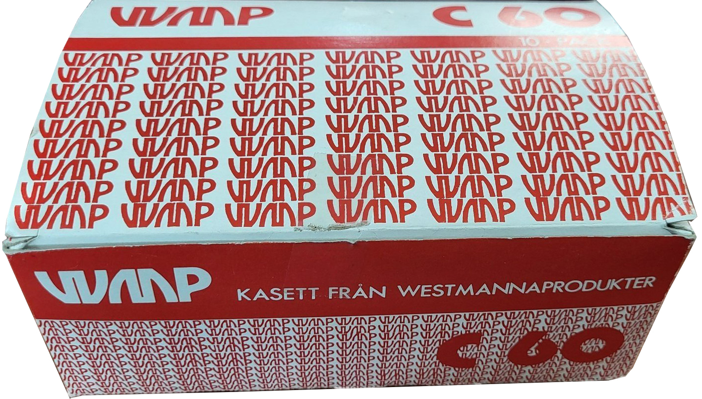 Compact Cassette WMP 60 "SAMHALL" Type I Normal Sweden