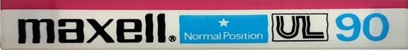 Compact Cassette Maxell UL 90 Type I Normal 1983 Japan