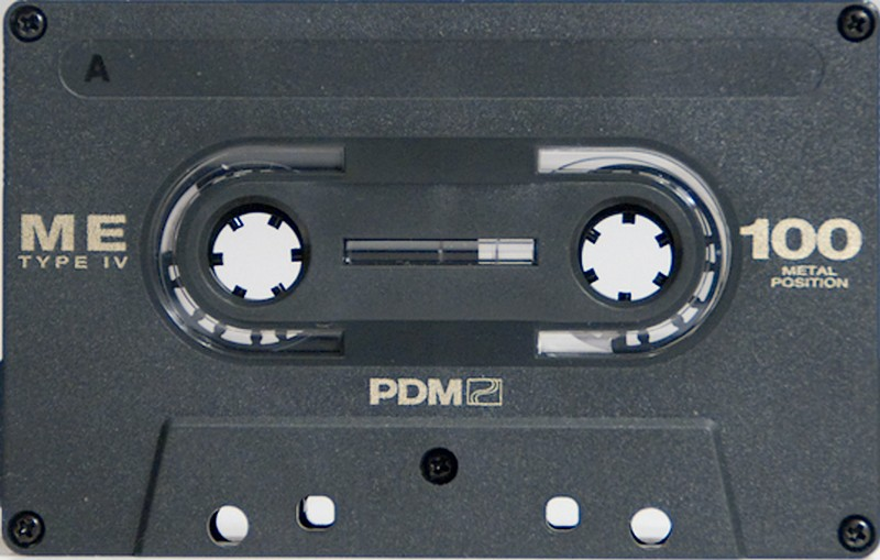 Compact Cassette PDM ME 100 Type IV Metal 1990 Europe