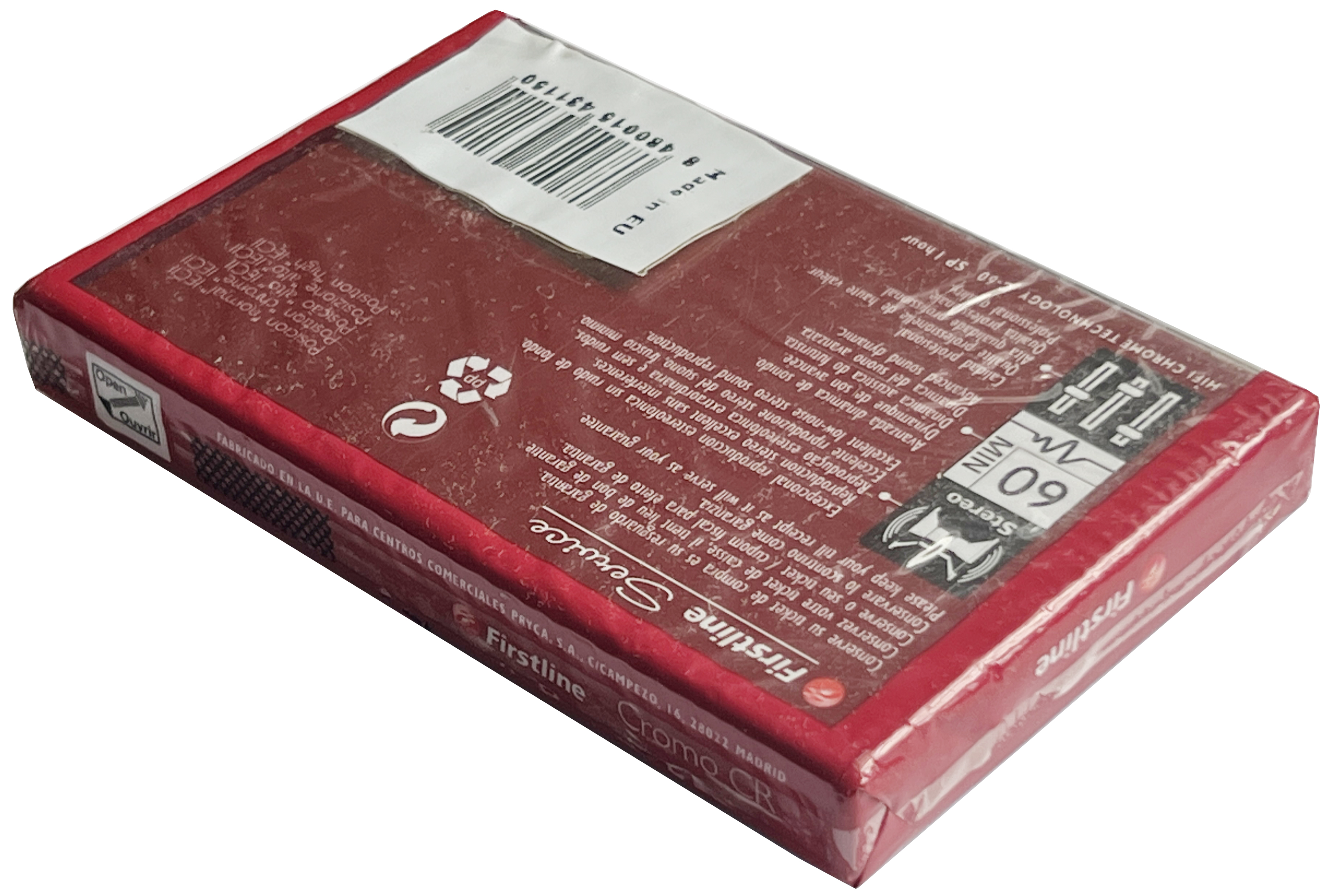 Compact Cassette First Line 60 "ChromoCR CC CR98" Type II Chrome Europe