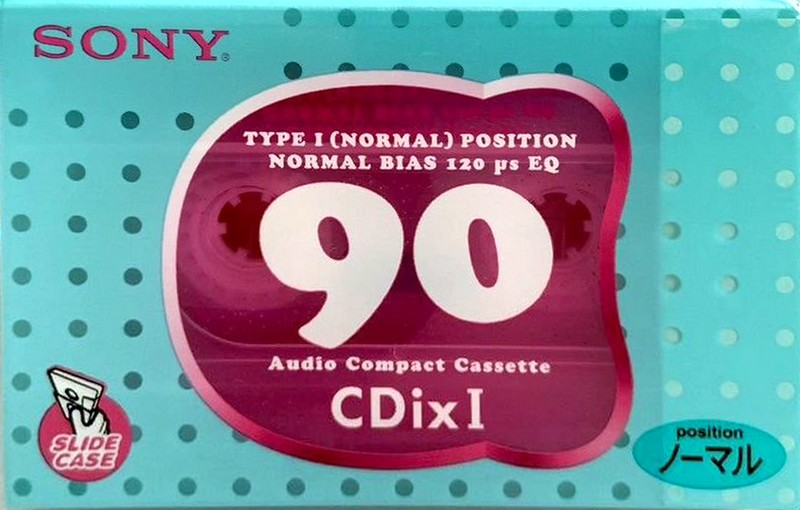 Compact Cassette Sony CDix I 90 "C-90CDX1G" Type I Normal 1999 Japan