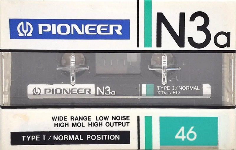 Compact Cassette Pioneer N3a 46 Type I Normal 1982 Japan