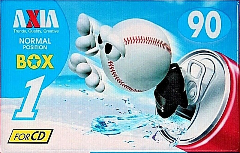 Compact Cassette AXIA Box 1 90 "BOX1B 90" Type I Normal 1996 Japan