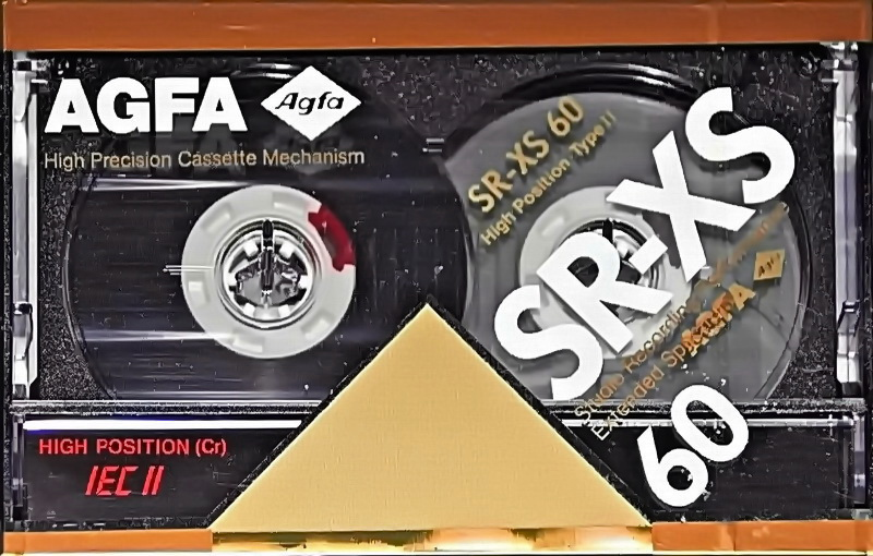Compact Cassette AGFA SR-XS 60 Type II Chrome 1989 Europe
