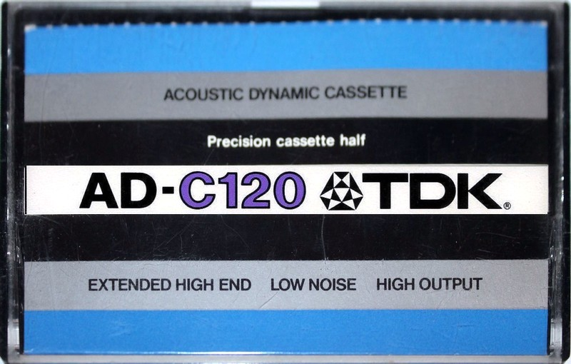 Compact Cassette TDK AD 120 Type I Normal 1977 Japan