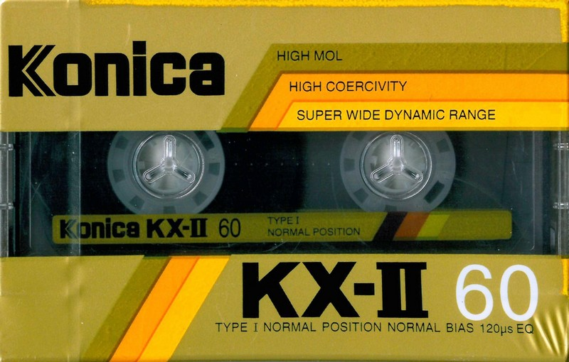 Compact Cassette Konica KX-II 60 Type I Normal 1988 Europe