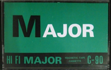 Compact Cassette Major 90 Type I Normal 1981 Hong Kong