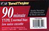 Compact Cassette ToneMaster 90 Type I Normal 2010 USA