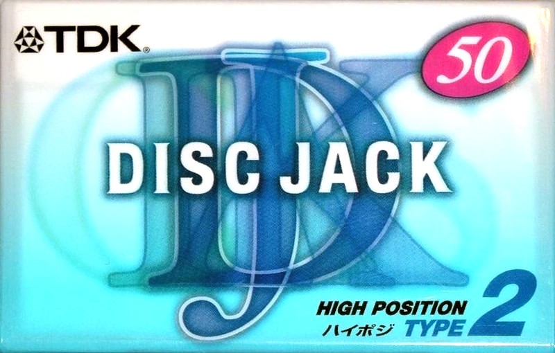 Compact Cassette TDK DJ2 Disc Jack 50 "DJ2-50F" Type II Chrome 1999 Japan