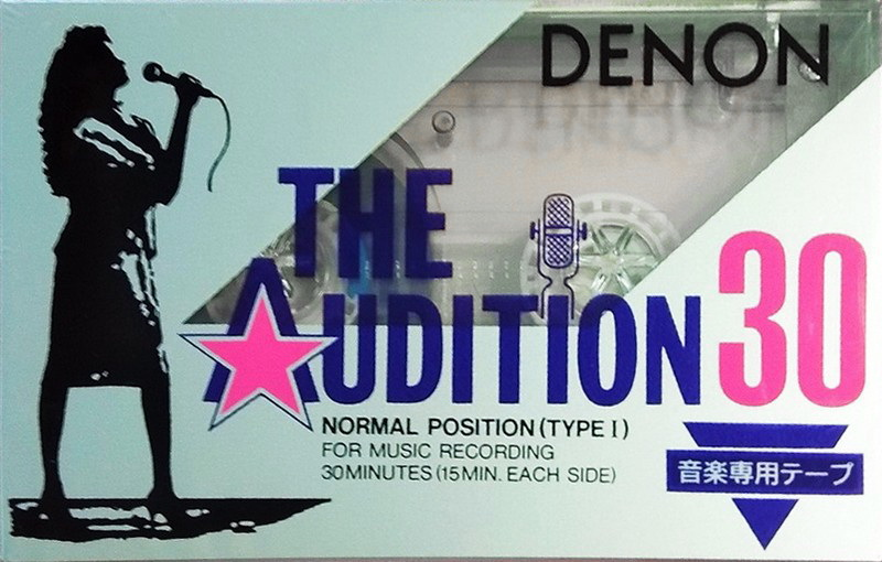 Compact Cassette Denon The Audition 30 "AX30" Type I Normal 1988 Japan