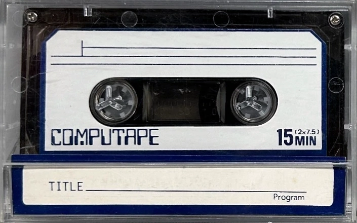Compact Cassette Computape 15 Computer Cassette 1984 Hong Kong