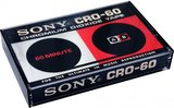 Compact Cassette Sony 60 "CRO-60" Type II Chrome 1972 USA