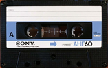 Compact Cassette Sony AHF 60 Type I Normal 1978 North America
